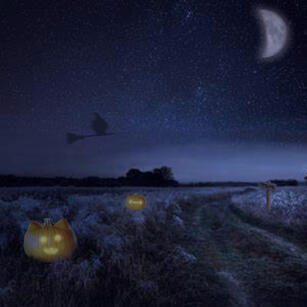 Halloween composition